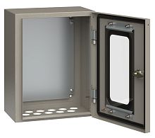 Корпус металлический ЩМП-1-0 (395х310х220мм) У2 IP54 прозрачная дверь | код YKM11-01-54-1 | IEK